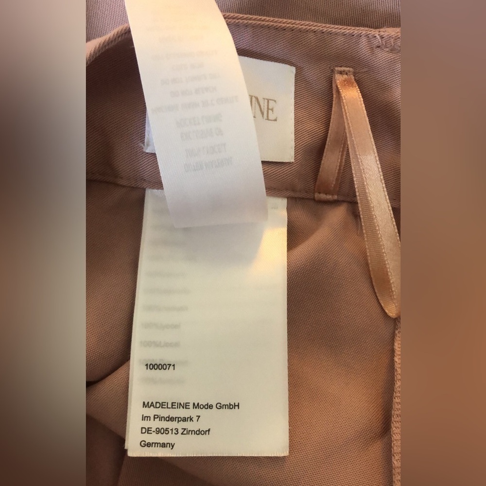 Madeleine Blush Pink Cargo Trousers Straight Leg Pants 10 - Picture 6 of 6